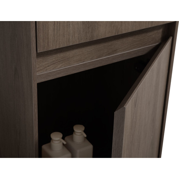 Пенал подвесной Vincea Chiara/Luka 35 см VSC-2CL150RO, тёмный дуб - фото 3