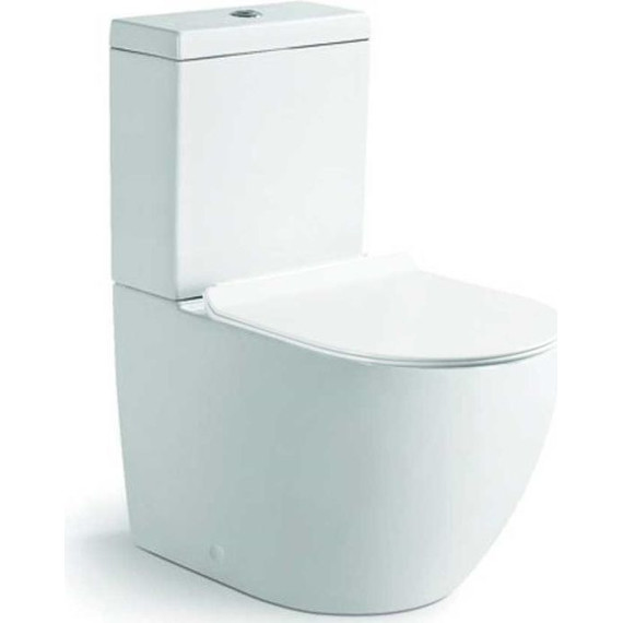 Унитаз-компакт безободковый Vincea Globo VT2-14 с крышкой микролифт - фото 