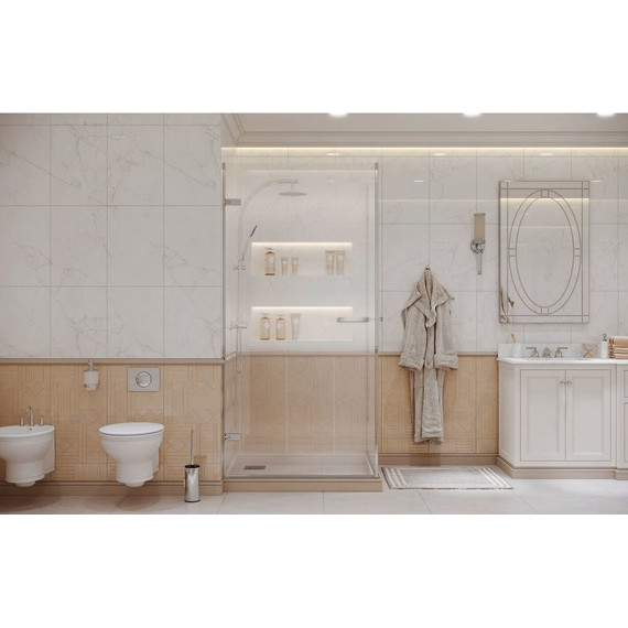 Душевое ограждение Ambassador Abner 100x100 см 10011106 (стекло 8 мм) хром/прозрачное - фото 3