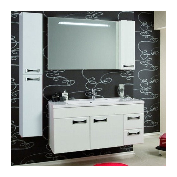 Зеркало шкаф Акватон Диор 100 см 1A167902DR01R - фото 6