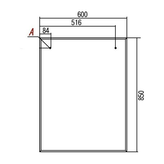 Зеркало Акватон ЛИАНА 60 см 1A162602LL010 - фото 3