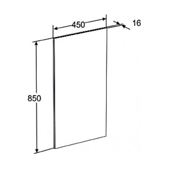 Зеркало с подсветкой ROCA The GAP 45 см ZRU9000090 - фото 3