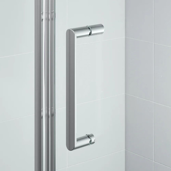 Душевое ограждение Ambassador Kingston 100x100 см 14011113, хром/прозрачное - фото 4