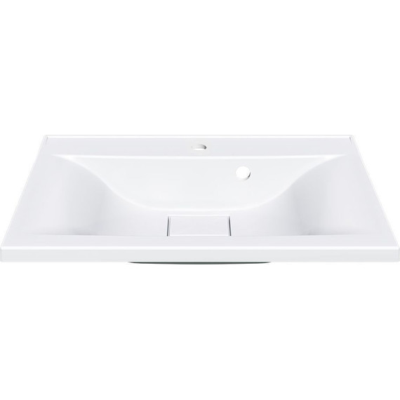 Тумба подвесная с раковиной Vincea Mia 65 см VMC-2MA650BT, бетон - фото 5