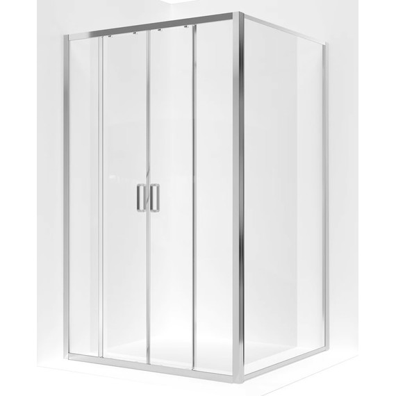 Душевое ограждение Ambassador Forsa 120x110 см 17021107AX-110AX, хром/прозрачное - фото 