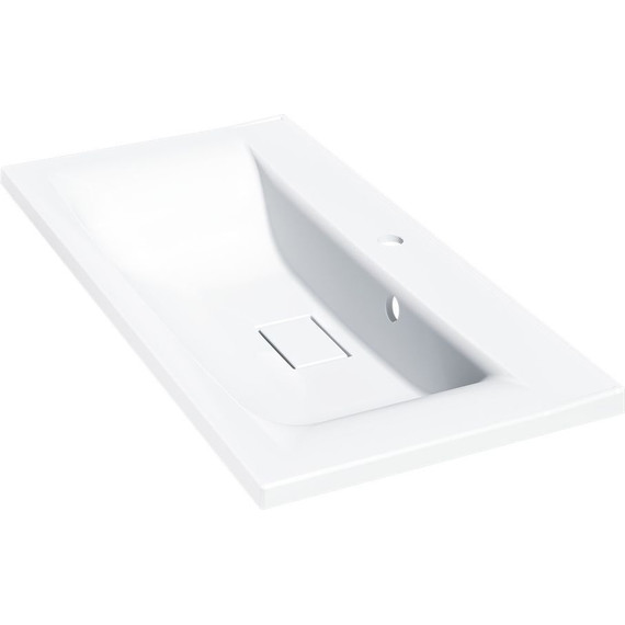 Тумба подвесная с раковиной Vincea Mia 90 см VMC-2MA900GW (раковина белая VCB-3M900W), белый глянец - фото 11