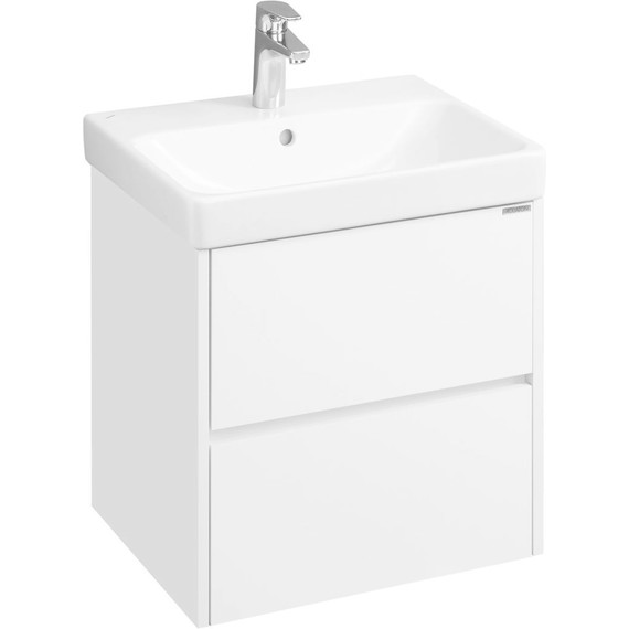 Тумба подвесная с раковиной Акватон Сканди 55 см 1A251701SD010 - фото 