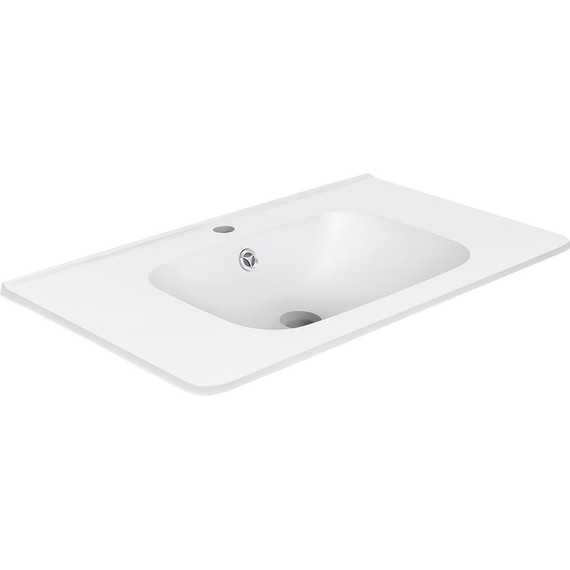 Тумба подвесная с раковиной Vincea Paola 80 см VMC-2P800BT (раковина белая VCB-2VP800W), бетон - фото 4