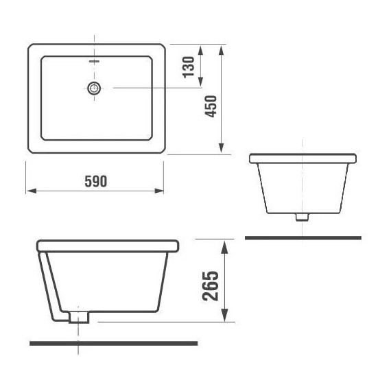 Кухонная мойка Jika Doris 59 см 5102.9.000.000.1 - фото 2