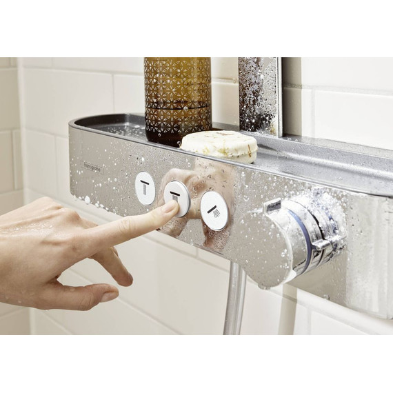 Душевая стойка с термостатом Hansgrohe Pulsify S Showerpipe 260 2jet 24240000 - фото 6