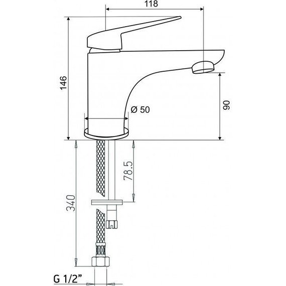 Набор смесителей 3 в 1 для ванны с коротким изливом Paini Laguna LACRSET3 - фото 8