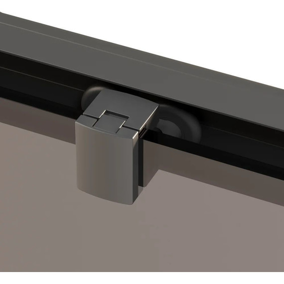 Душевое ограждение Ambassador Forsa 120x110 см 17022218ABB-110ABB, чёрный/тонированное - фото 5