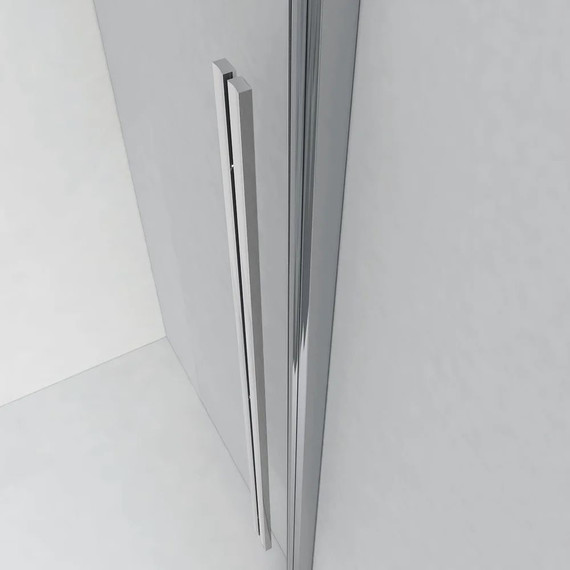 Душевое ограждение Ambassador Intense 160x90 см 110021105IX-90IX (стекло 8 мм) хром/прозрачное - фото 4