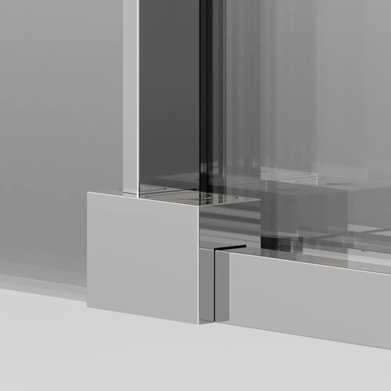 Душевое ограждение Ambassador Intense 160x110 см 110021105IX-110IX (стекло 8 мм) хром/прозрачное - фото 5