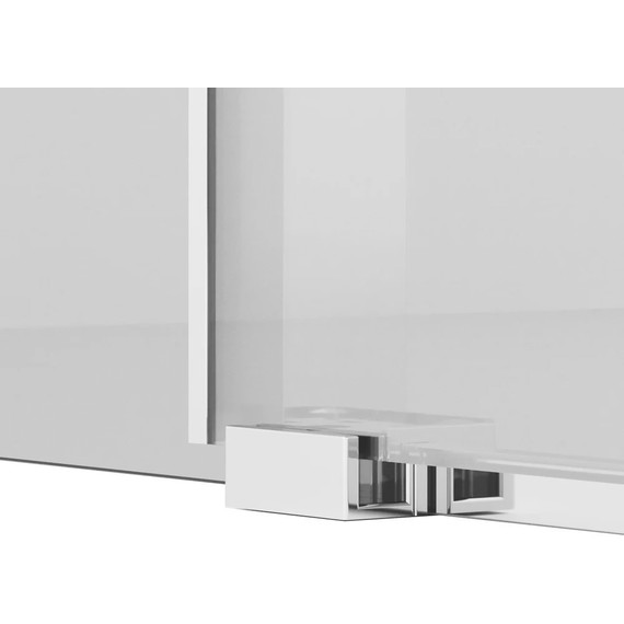 Душевое ограждение Ambassador Benefit 160x80 см 19021105HX-80HX (стекло 8 мм) хром/прозрачное - фото 4