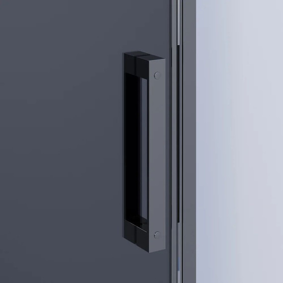 Душевое ограждение Ambassador Benefit 150x80 см 19022204HBB-80HBB (стекло 8 мм) чёрный/тонированное - фото 6