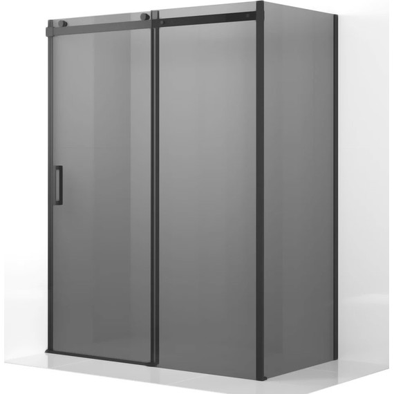 Душевое ограждение Ambassador Benefit 150x100 см 19022204HBB-100HBB (стекло 8 мм) чёрный/тонированное - фото 