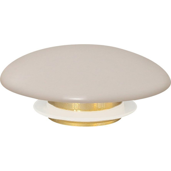 Декоративная крышка на слив для раковины Abber AC0014MBE, бежевый матовый - фото 2