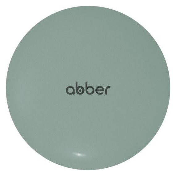 Декоративная крышка на слив для раковины Abber AC0014MCG, светло-зелёный матовый - фото 