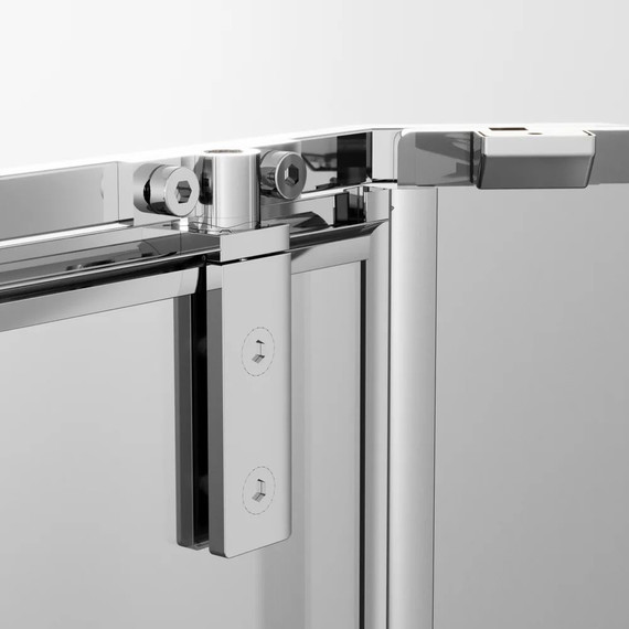 Душевое ограждение Ambassador Ritz 90x90 см 112011102 (стекло 8 мм) хром/прозрачное - фото 5