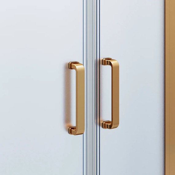 Душевое ограждение Ambassador Royal 90x90 см 18015306, золото/белое - фото 5