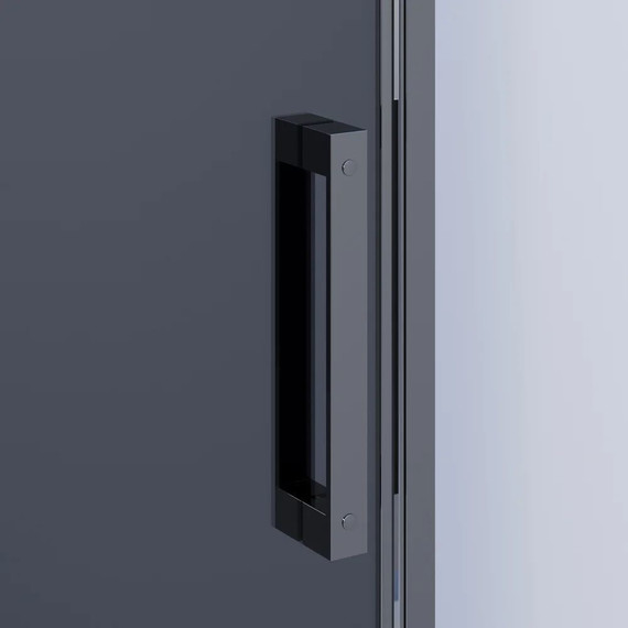 Душевая дверь Ambassador Benefit 160 см 19022205HBB (стекло 8 мм) чёрный/тонированное - фото 5