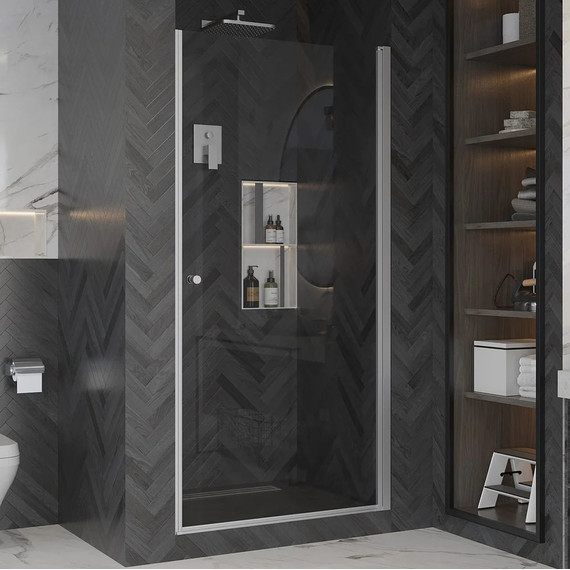 Душевая дверь Ambassador Elysium 80 см 111011109CX (стекло 8 мм) хром/прозрачное - фото 2