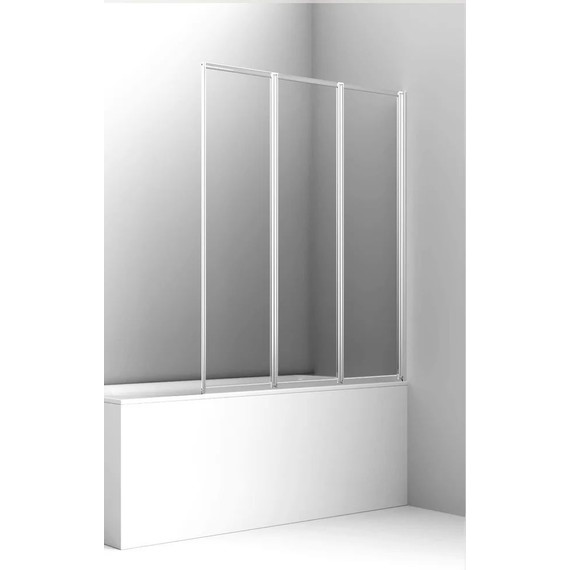 Шторка для ванны Ambassador Bath Screens 1200х1400 мм 16041114, хром/прозрачное - фото 