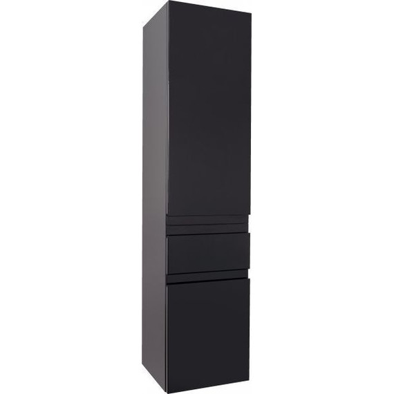 Пенал подвесной Jacob Delafon Madeleine 35 см L EB2069G-J52, черный глянцевый - фото 