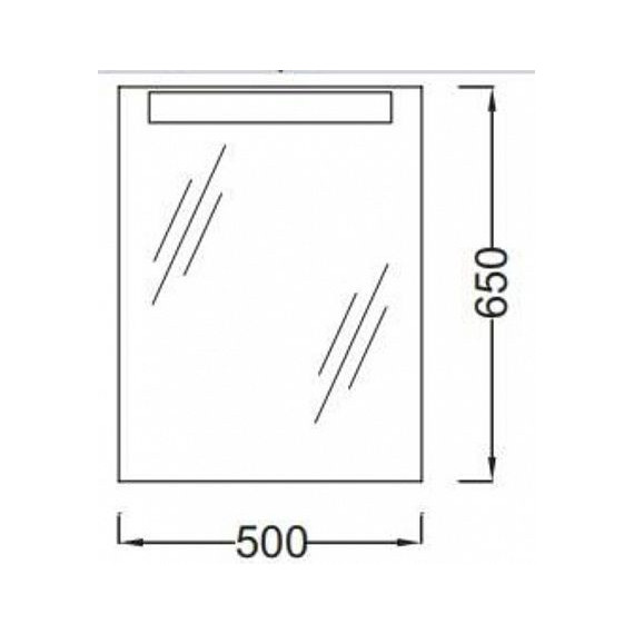 Зеркало Jacob Delafon Presquile Led 50 см EB1107-NF - фото 2