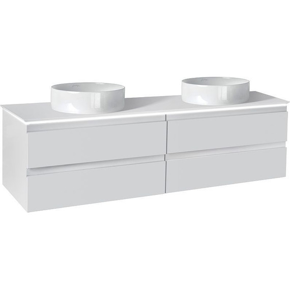 Тумба подвесная со столешницей Jacob Delafon Madeleine 124 см EB2085-J5, белый глянцевый - фото 2