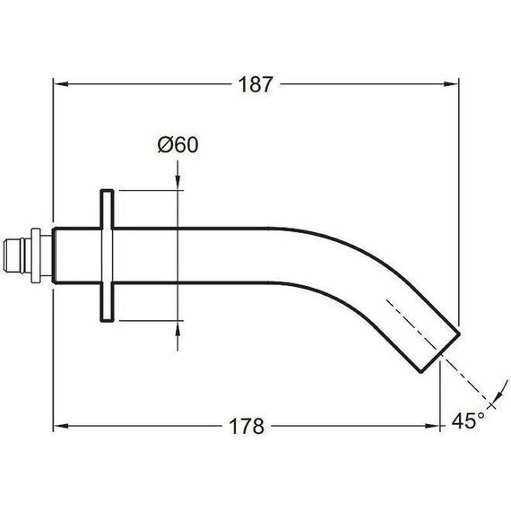Излив для ванны Jacob Delafon Grands Boulevards E25404-CP - фото 2