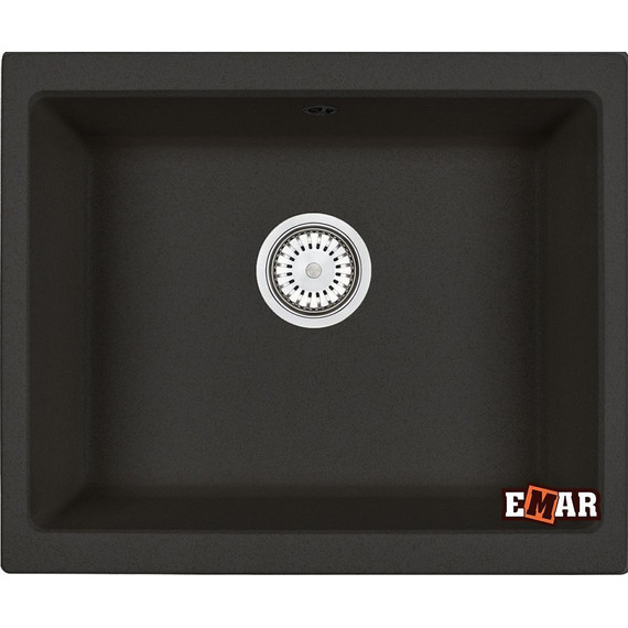 Кухонная мойка Emar EMQ-1555.P, антрацит, Цвет производителя: антрацит - фото 