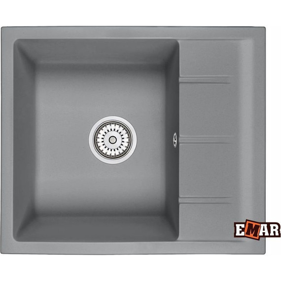 Кухонная мойка Emar EMQ-1580.Q, алмаз, Цвет производителя: алмаз - фото 
