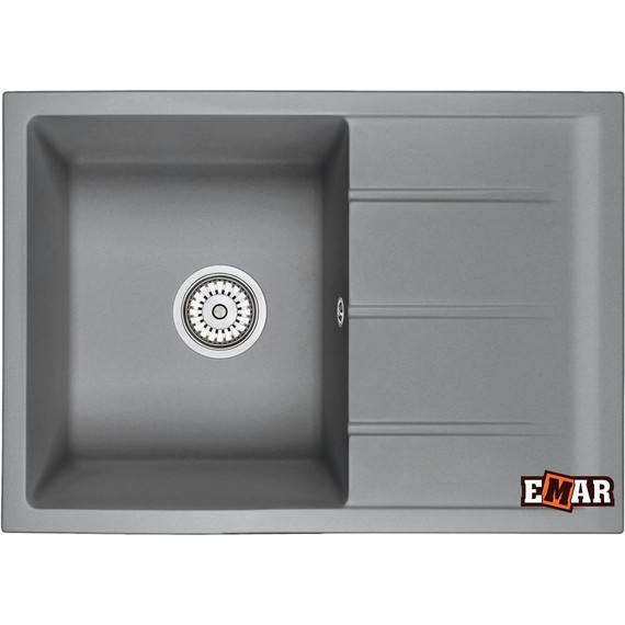 Кухонная мойка Emar EMQ-1700.Q, алмаз, Цвет производителя: алмаз - фото 
