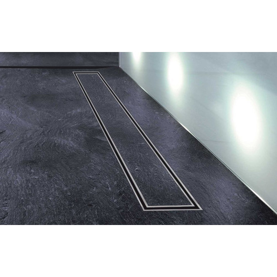 Трап Vincea Say Almira-S 80 см SAY.602.80.S.U (под плитку), Цвет производителя: хром, Размер трапа: 800 - фото 2