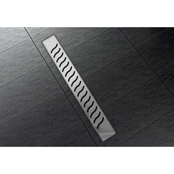 Трап Vincea Say Almira Jasmin Bukle 60 см SAY.605.60.P.BUKLE, хром, Цвет производителя: хром, Размер трапа: 600 - фото 2