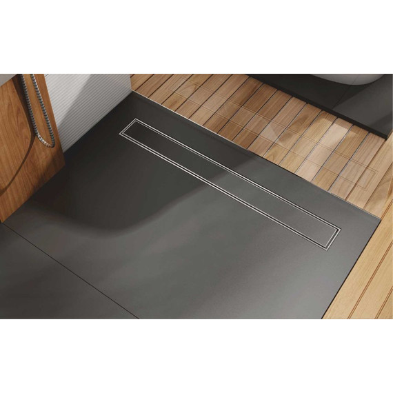 Трап Vincea Say Optima-S 80 см SAY.603.80.S.U (под плитку), Цвет производителя: хром, Размер трапа: 800 - фото 2