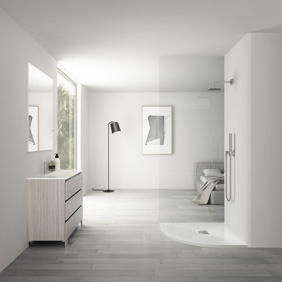 Поддон каменный Vincea 120х90 см VST-4SQ9012W-R, белый матовый - фото 2