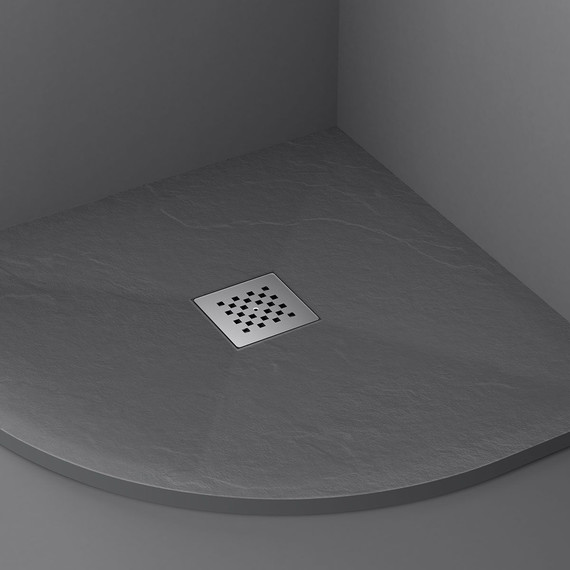 Поддон каменный Vincea 90х90 см VST-4SQ9090A, антрацит - фото 3