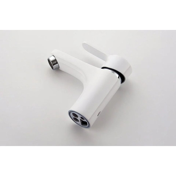 Смеситель для раковины Ledeme L1003W, белый - фото 3