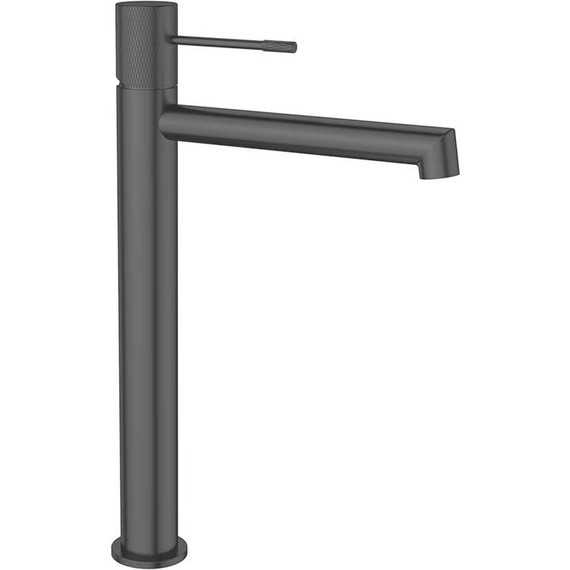 Смеситель для раковины высокий Vincea Desire VBF-1D2MB, черный матовый - фото 