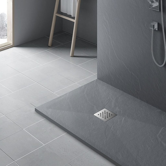 Поддон каменный Vincea 120х100 см VST-4SR1012G, серый - фото 2