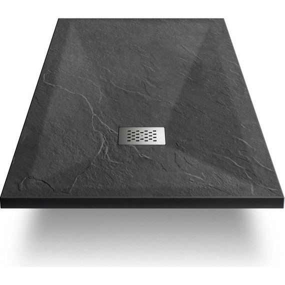 Поддон каменный Vincea 110х90 см VST-4SR9011A, антрацит - фото 3