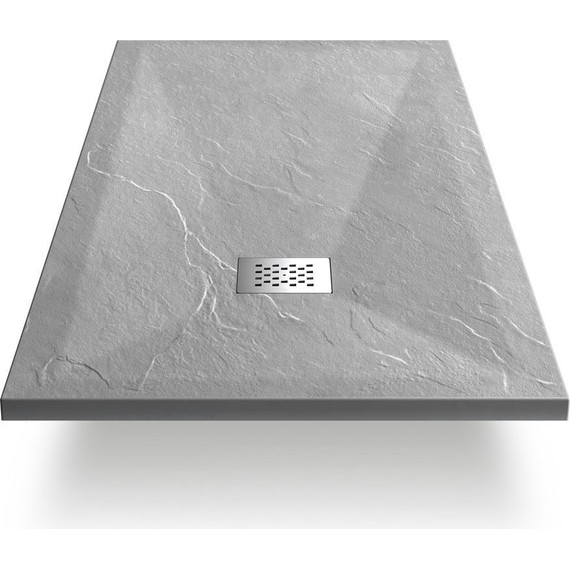 Поддон каменный Vincea 110х90 см VST-4SR9011G, серый - фото 3