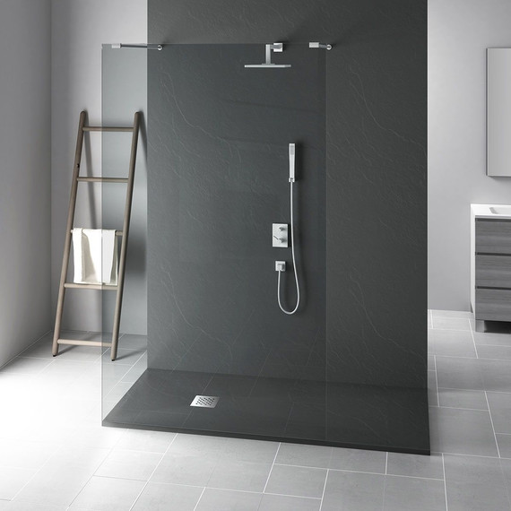 Поддон каменный Vincea 140х90 см VST-4SR9014A, антрацит - фото 2