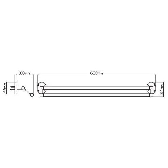 Полотенцедержатель Potato P2909 - фото 4