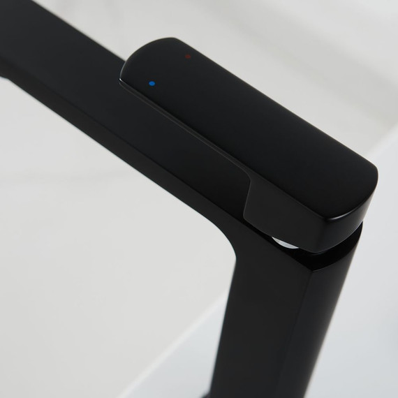 Смеситель для раковины Vincea Next VBF-1N1MB, черный матовый - фото 4