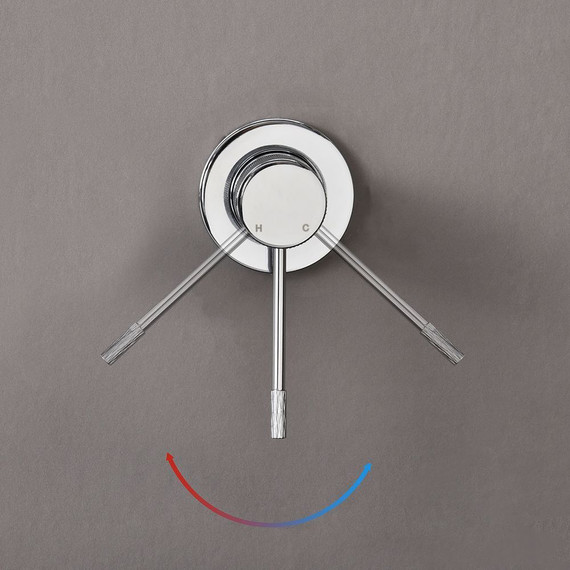 Смеситель для раковины настенный Vincea Desire VBFW-1D1CH - фото 4