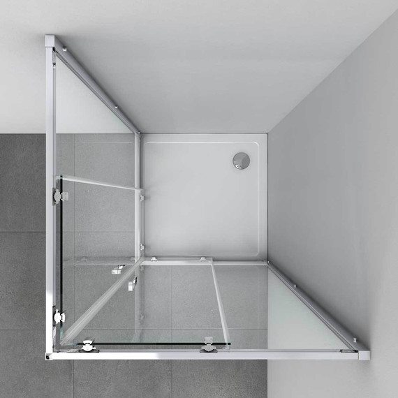 Душевое ограждение Vincea Alpha 90x90 см VSS-3AL900CL, хром/прозрачное - фото 6